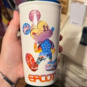 starbucks-disney epcot glass tumbler